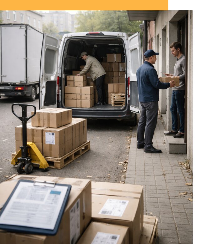 Доставка грузов от двери до двери с таможней от 46512 руб.
