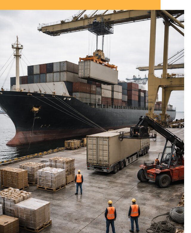 Морские перевозки из Индии: доставка FCL/LCL, таможня от 124032