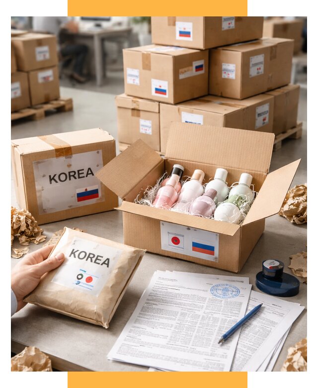 Доставка косметики из Кореи от 8786 р. под ключ | СетСервис-Счи