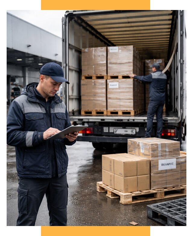 Доставка грузов из Беларуси от 15504 р. логистика СетСервис-Счи