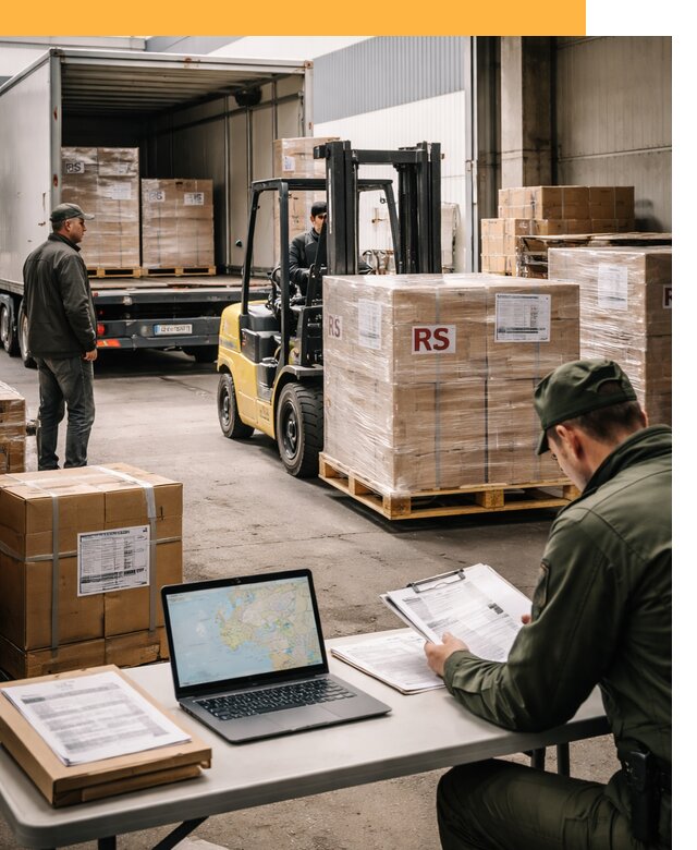 Доставка грузов в Сербию от 46512 руб, международные перевозки