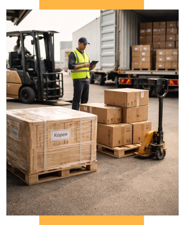 Доставка грузов в Корею из России от 36176 р. | СетСервис-Счи