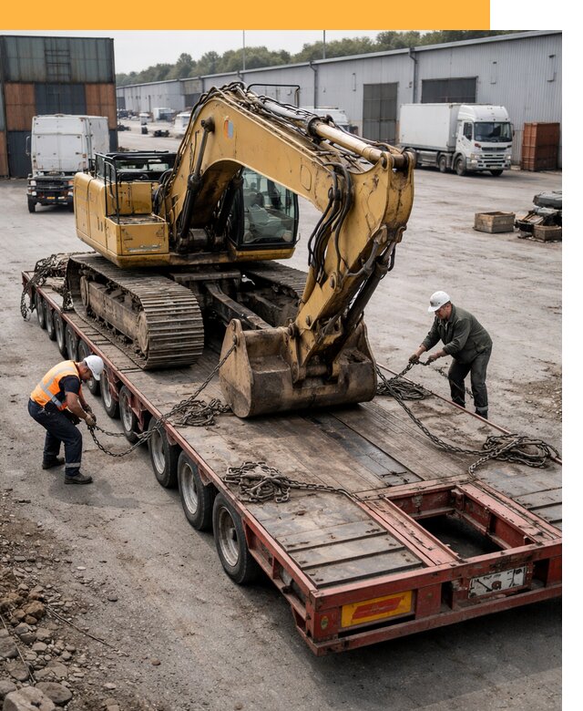 Перевозка спецтехники по России и миру от 46512 руб