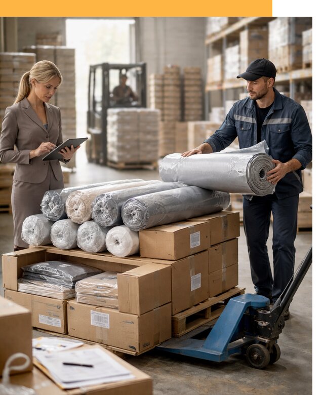 Перевозка текстиля по миру от 15504 руб. с таможней и страхованием