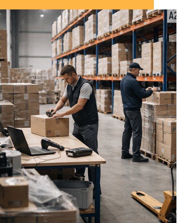 Склад консолидации в Европе: хранение, сортировка от 6718